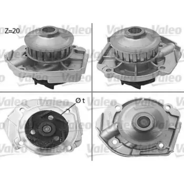 Devirdaim Palio 1,2 1,4 96>01 Tipo Uno 45 | VALEO 506397 | OEM 7715242 7715242 46423351 46531183 46423351 46531183
