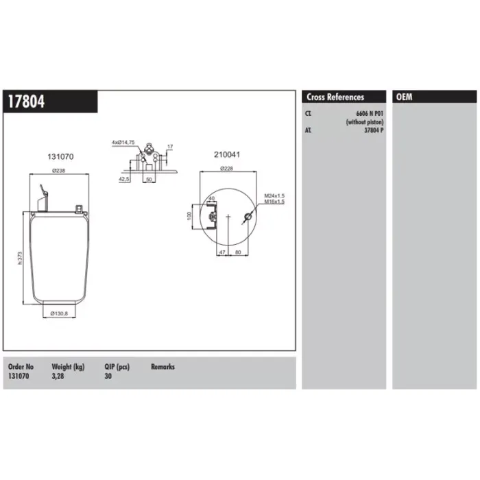 Metalli Koruk Volvo Ror Dorse | CONNECT MD 17804 | OEM 20 582 209