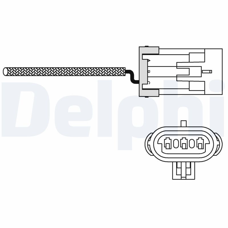 Oksijen Sensoru X14XE X16XE Corsa B Astra F | DELPHI ES10988-12B1 | OEM 855321 855321 855332 855332