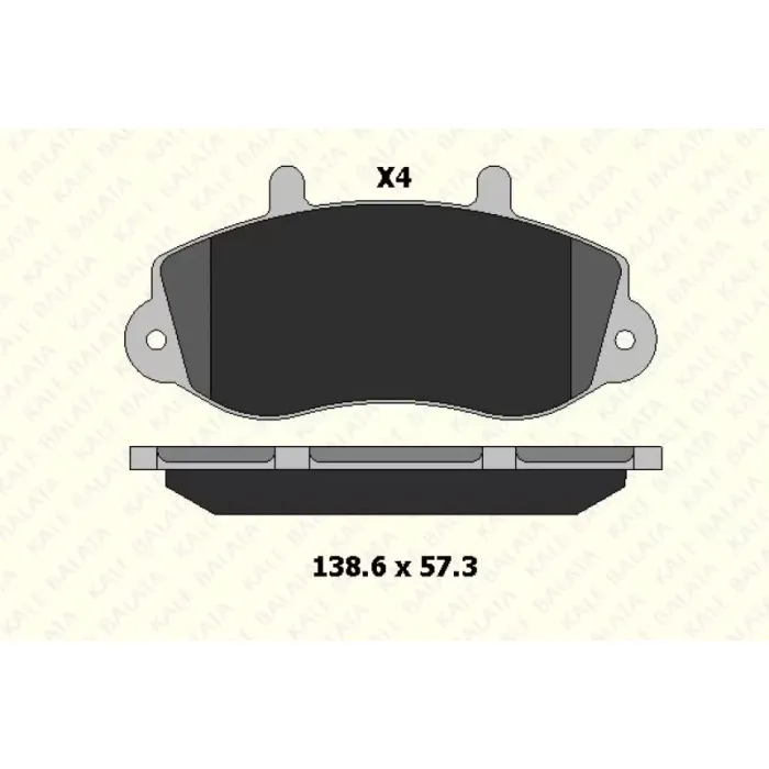 On Fren Balatasi Master 2 Movano (15"Inc) | KALE B 23302 175 04 ANS | OEM 7701205294 4501150