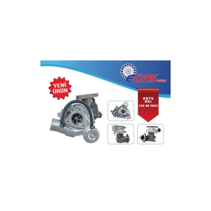 Turbo Sarj H1 Starex 2,5D-Tci-Td-CRDI97==>>78/99/101PS 715843-5001S | GTSTURBO 135985843 | OEM 28200-42600