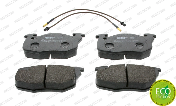 On Fren Balatasi R9 Ym R19 Clio 3 Express Saxo 1,0I,1,1I,1,4I (Fisli) Saxo P106 P306 P405 (Hava Sogutmasiz Ondisk Icin) | FERODO FDB393 | OEM 7701002711 7701201542 7701202057
