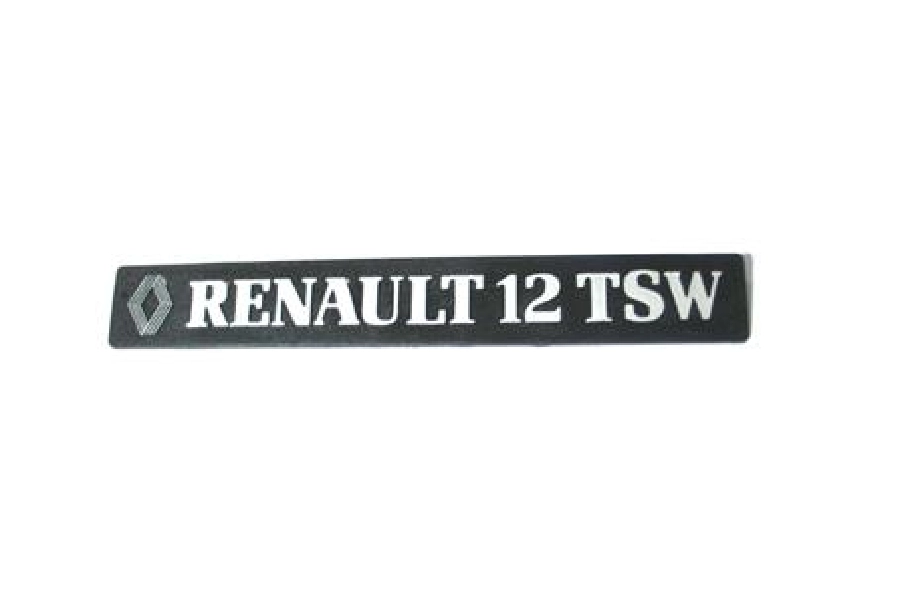 Yazı "Renault12TSW" - Renault 12-Tsw | OEM 527115