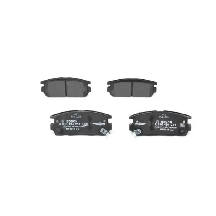 Arka Fren Balatasi Captiva Antara 2,0 CDTI / 2,2 CDTI / 2,4 / 3,0 / 3,2 V6 01 / 11 | BOSCH 0986494251 | OEM 1605123