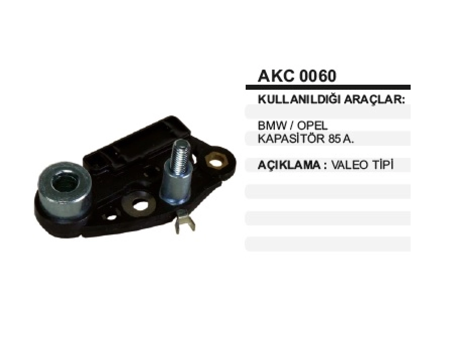 Valeo T BMW, Opel Kapasıtor 85A | OEM AKC0060