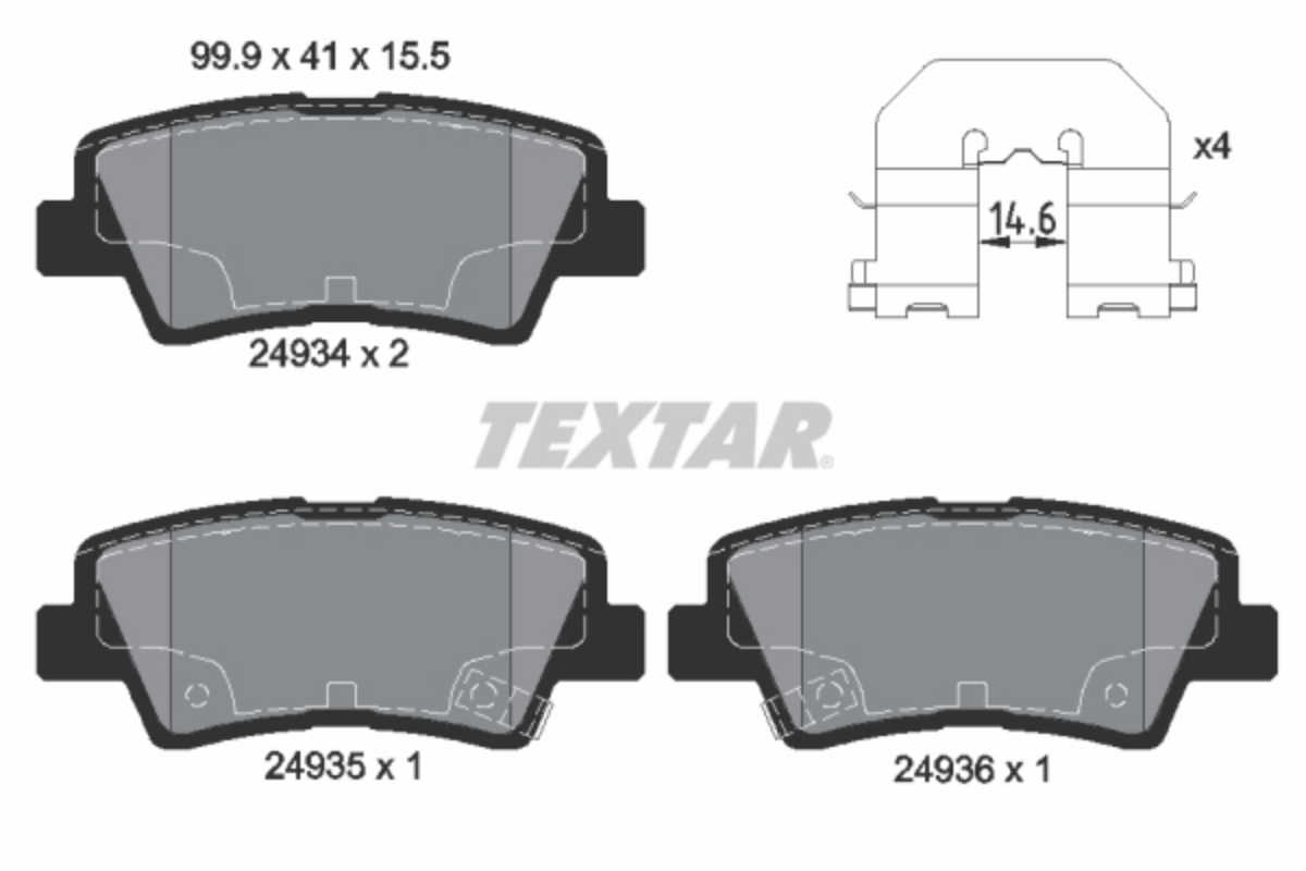 Fren Balatası Hyundai Tucson, Sonata, Diskli Fren | OEM 48413341A0