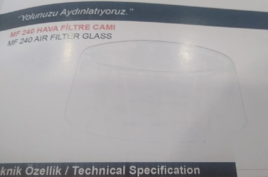 Mf 240 Hava Filtre Camı E1633 | OEM 02010