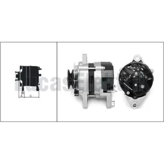 Alternator A115 12V 50A Mf Traktor (619 200 25) | LUCAS 619 201 65