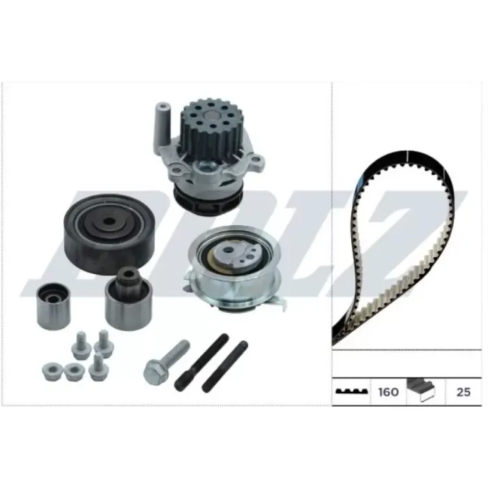 Eksantrik Rulman Kiti (Devirdaimli) Crafter Ckub Caaa Caab Cay A4 A5 A6 Q5 Golf 6 T6 Leon Octavia Super B Caddy 3 Amarok 1,2 1,6 2,0 2,0TDI 07> | DOLZ KD100 | OEM 03L198119A 03L198119B