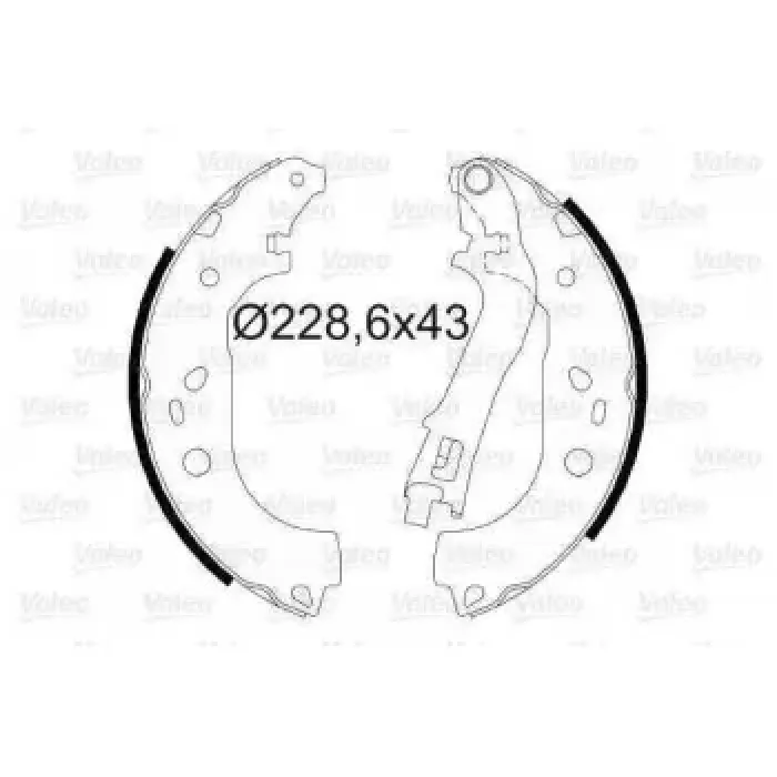 Arka Fren Balatasi Pabuc Doblo III Cargo (Tum Modellerde) | VALEO 564073 | OEM 77362756 77362756 77363946 77363946