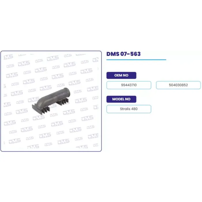 Egzoz Manifoldu Yan Kol Iveco Truck 480 | DEMOSAN 07-563 | OEM 99443710-504030852