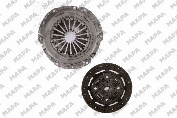 Debriyaj Seti Fiesta 5 01>08 Fusion 01>12 1,6 Zetec S 16V Efi 100PS (Rulmansiz) | MAPA 000210 809 | OEM 2S61 7540 AD 1732732