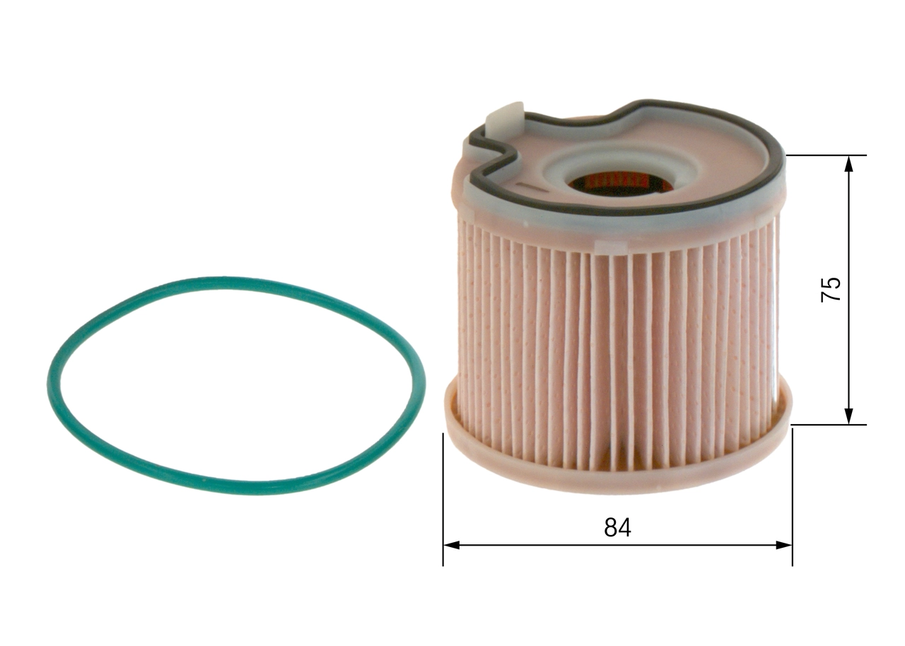Mazot Filtre Elemani P206 307 406 C5 P607 Jumpy Expert Jumpy P806 Xsara II Xsara Picasso Evasion DW10TD (2.0HDI 8V) | BOSCH 1457030013 | OEM 1906C5