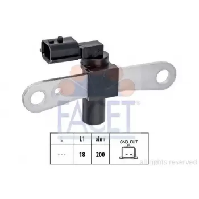 Krank Mili Sensoru Clio 4 Symbol Twingo Logan Sandero Lodgy Dokker | FACET 9.0659 | OEM 8200772182