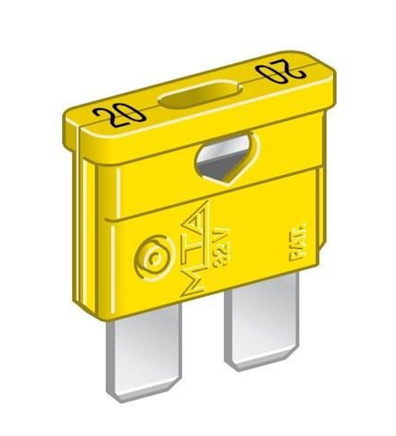 Sigorta Bıçak Tip 20A Bçk ( Sarı ) | OEM 0600450