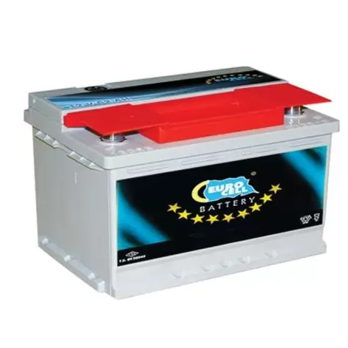 Aku 12V 70 Ah N50 (260×173×225) Tam Kapali Ters Asya | EUROCELL 8699358510020