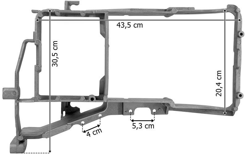 Far Yuvası Demiri DAF Cf 65 Sağ | OEM 1372802