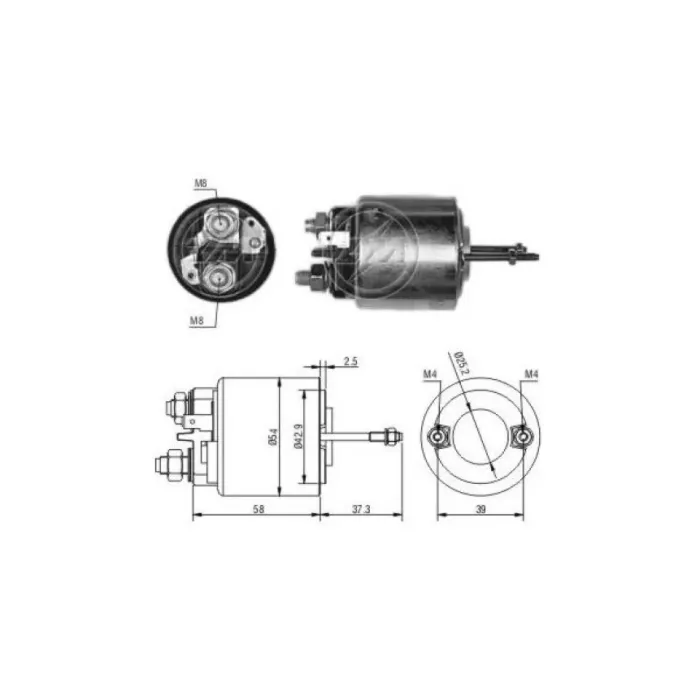 Mars Otomatigi 12V Land Rover R9 Peugeot Citroen Em Master Trafic P205 P505 Volvo | ZM 0597