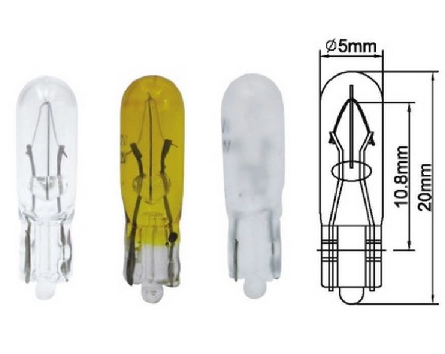Ampul - Dipsiz Mini 12V (T5) | OEM A5143