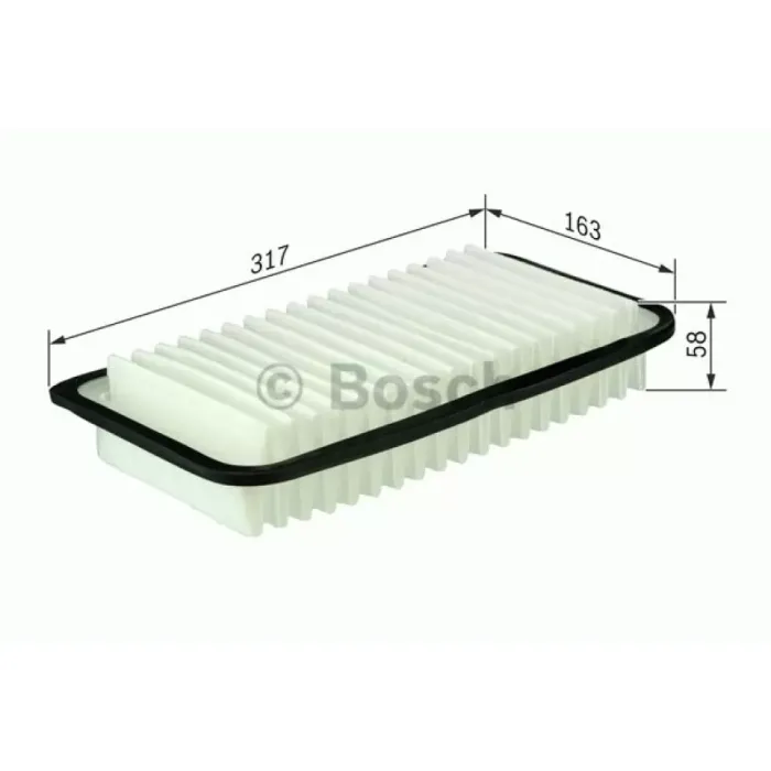 Hava Filtresi Toyota Corolla 1.4 D4D 2004-2007 Avensis 2.0 D4D 2003-2008 | BOSCH 1987429183 | OEM 1780127020 1780127020 178010G010 178010G010