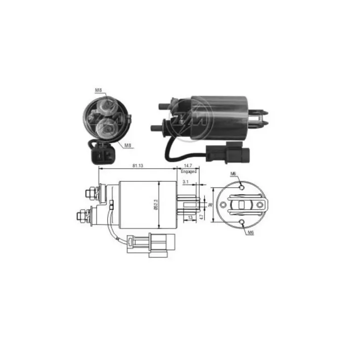 Mars Otomatigi 12V Nissan Maxima 3,0 Pick Up 2,5D 4WD | ZM 0585 | OEM 2334316E01
