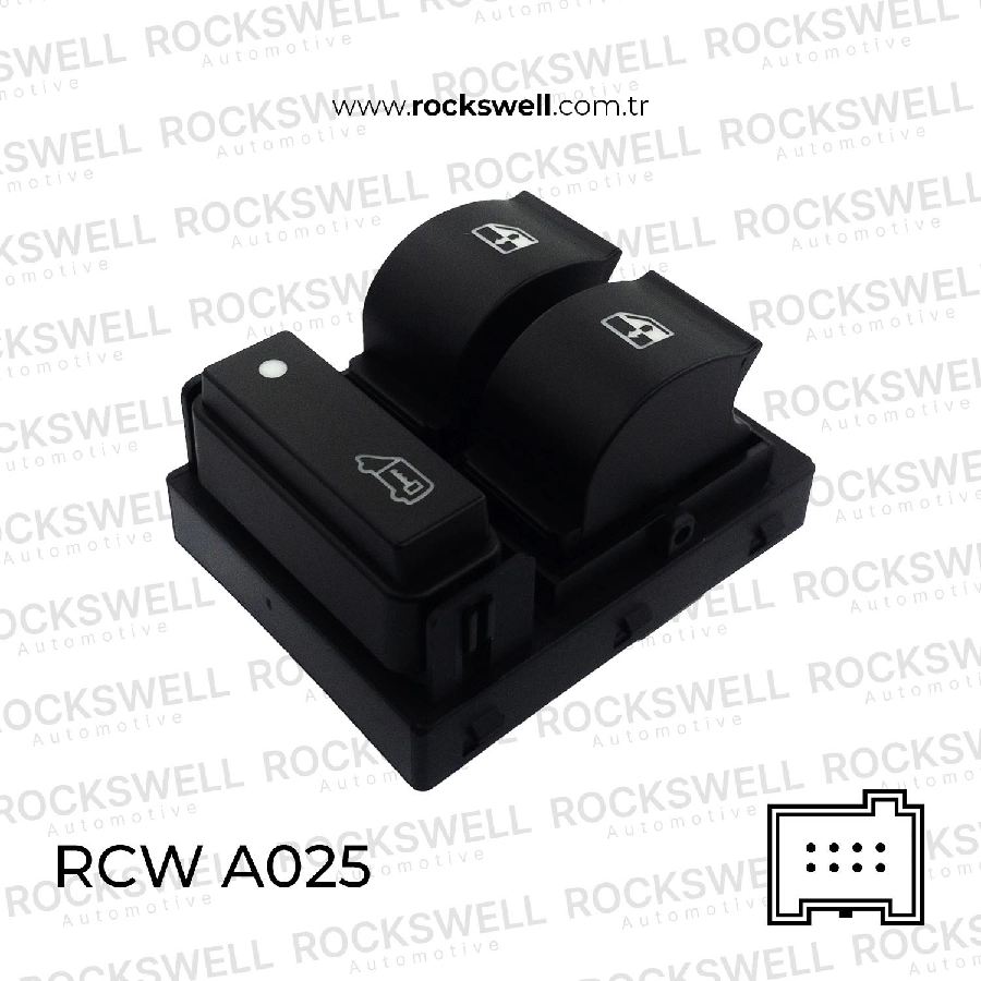 Cam Açma Anahtarı Sol Boxer 3 Jumper 3 Ducato 3 2006 ve sonrası Çıftlı Çerçevesiz Boxer Jumper Ducat | OEM RCWA025