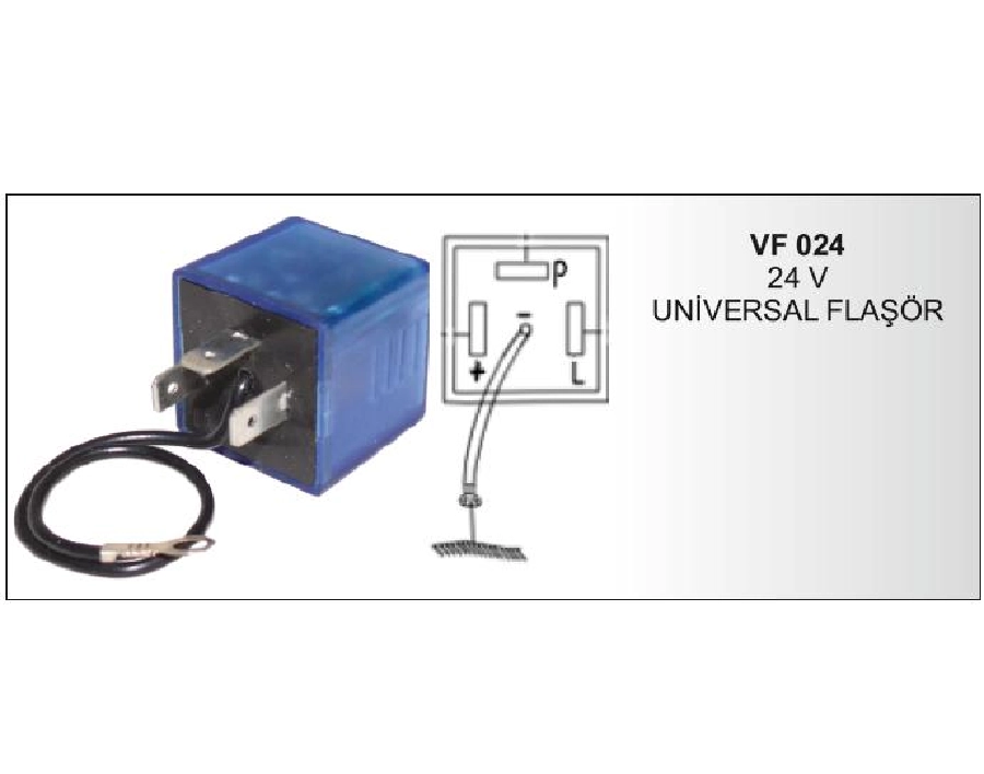 Flaşör 24V Kablolu - Üniversal | OEM SSF024