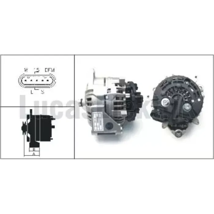 Alternator 28 5 100 A Guleryuz Cobra Mercedes Benz Actros 1840,2036,2041,2032,1831,1832,1835,1836 | LUCAS LEA0653 | OEM 0111548702 011154870280 0121541102