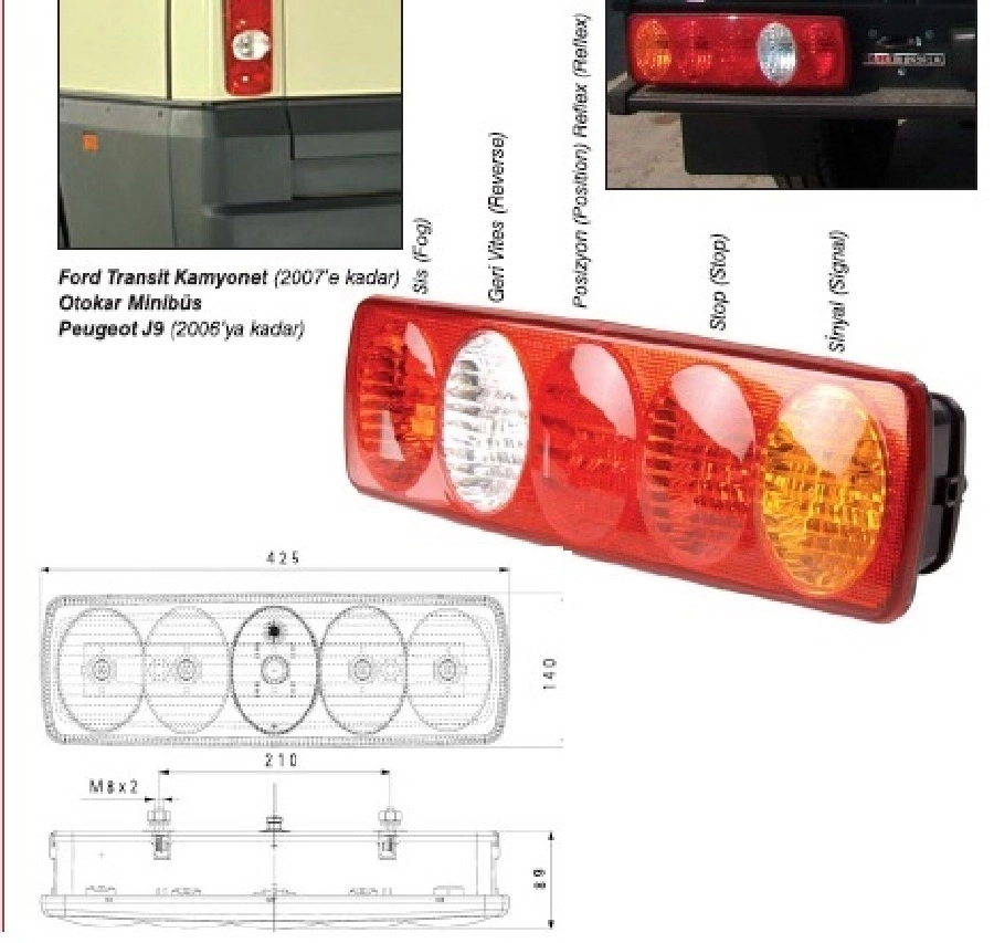 Stop Lamba Neko (5Lİ) | OEM UL100