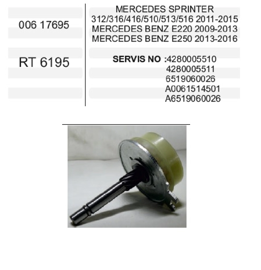 Denso Sprinter 316, 416, 516, E250 CDI 2011 ve sonrası | OEM RT6195
