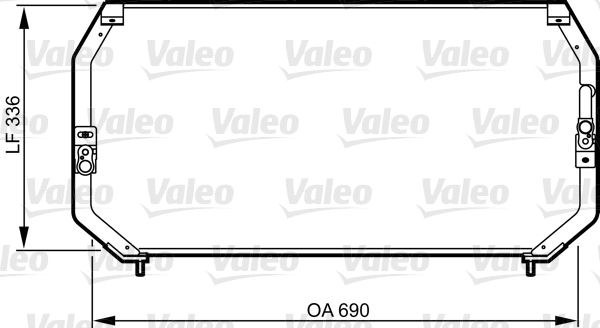 Klima Radyatoru Toyota Carina Corona St 191 92>97 | VALEO 814246 | OEM 8846005010 8846020370