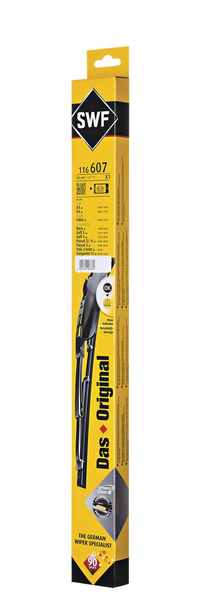 Silecek Supurgesi 530MM Ruzgarlikli Audi A3,A4, Bmw 3 Serisi, Vw Golf 3, Passat (St) / (Swf) | VALEO 116607