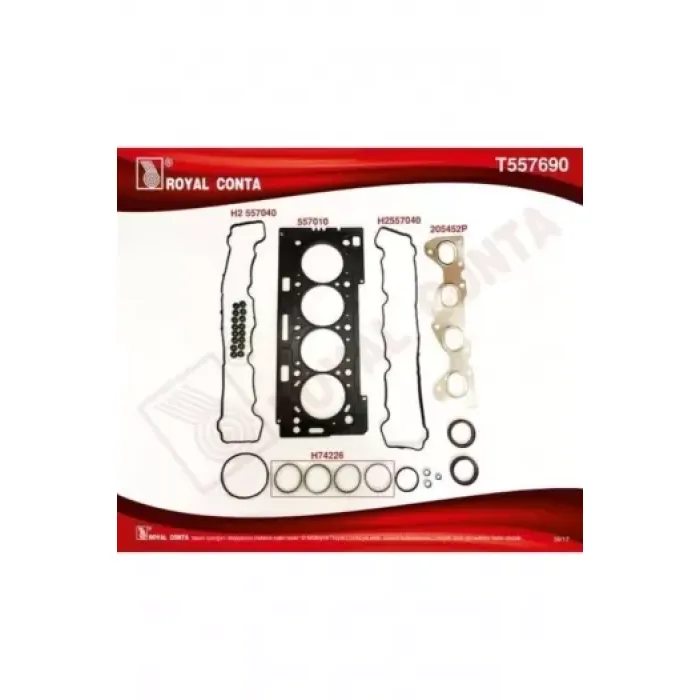 Ust Takim Contasi Reinz Keceli Subap Lastikli P206 P207 P307 P308 Partner II Berlingo II C2 C3 C3 II P1007 P405 YM Xsara TU5JP4 (1,6 16V) | ROYAL T557690