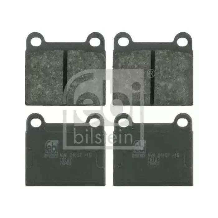 Fren Balatasi Arka W126 85>91 C126 87>91 W116 75>80 C107 74>81 Volvo 850, S70, V70 240 2,3, 2,4 D, 740 2,0, 2,3, 2,3 16V | FEBI 16127 | OEM A0014200620