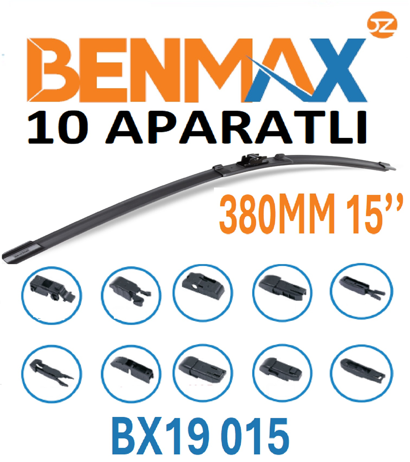 Silecek Süpürgesi Muz 10 Aparatlı 380MM 15''