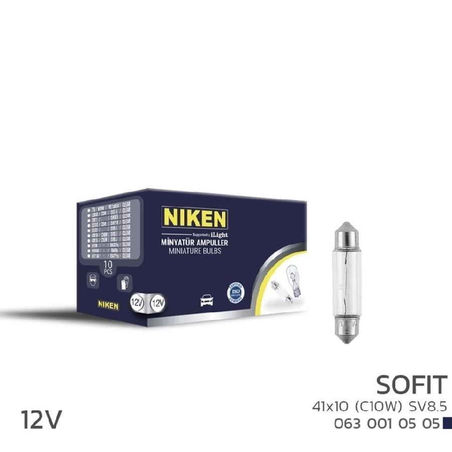 Ampul Sofıt Ampul 10W 41X10 (12V) 10LU | OEM 0630010505