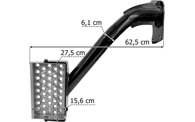Basamak Demiri Komple TGA Şantiye Sağ | OEM 81416155076