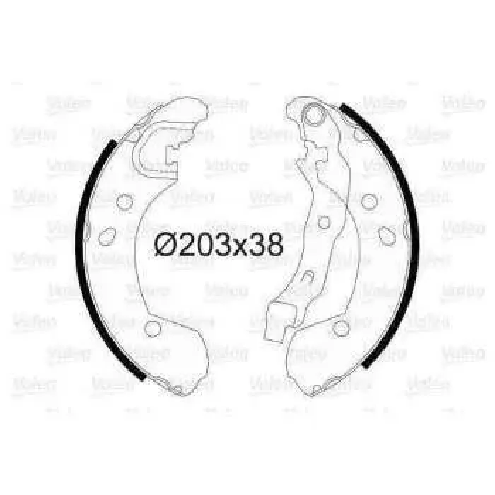 Arka Fren Balatasi (Pabuc) Micra III K12 03>10 Note 07>10 Clio II 04> Clio III 05> | VALEO 564099 | OEM 44060AX625 44060AX625 D4060AX600 SNG7810240000 D4060AX600 SNG7810240000
