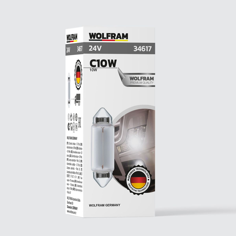 Wolfram 24 Volt 10 Wat Sofit Uzun Boy 41 2000