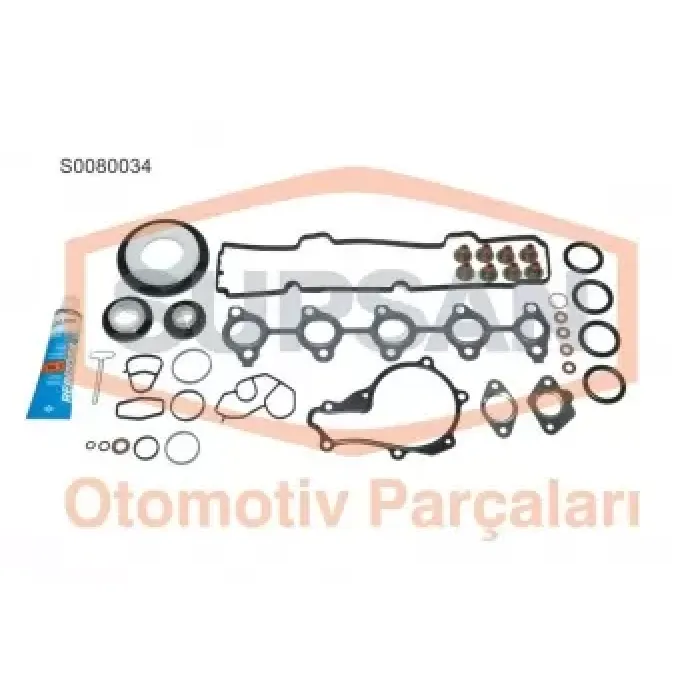 Motor Takim Contasi (Alt / Ust Full) Keceli Subap Lastili S,K,C Haric P107 P206 P307 Nemo Bipper P207 C1 C2 C3 Xsara II 1,4HDI DV4 Fiesta Fusion 1,4TDCI | SUPSAN S0080034 | OEM 2S6Q 6008 AA 0197AV 0197AV