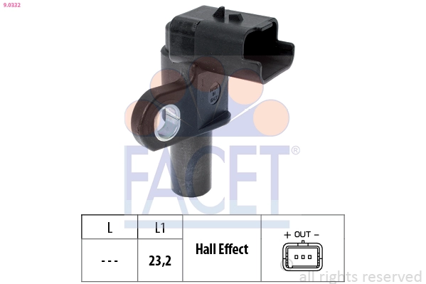 Eksantrik Mili Sensoru Jumper Boxer 2.0HDI 2.2HDI DW10TD DW12UTED 03>06 Scudo Expert Jumpy 00> DW10 | FACET 9.0332 | OEM 1920ES