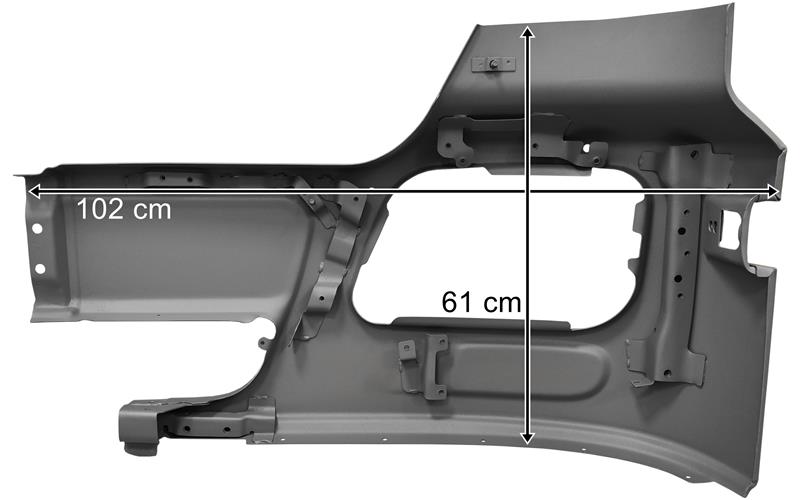 Tampon Actros MP2 Sağ (Metal) | OEM 9438800170