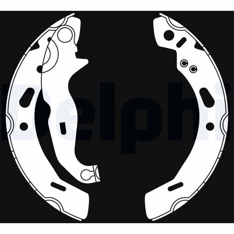 Arka Fren Balatasi (Pabuc) Fiesta 6 08 /> Mazda 2 07> | DELPHI LS2016 | OEM 8V51 2200 AB 1695033