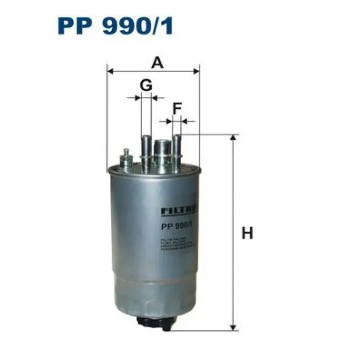 Mazot Filtresi Meriva A 03> Y13DT Z13DT Z13DTJ 1.3 CDTI | FILTRON PP 990/1 | OEM 93189375 93189375 813058 813058