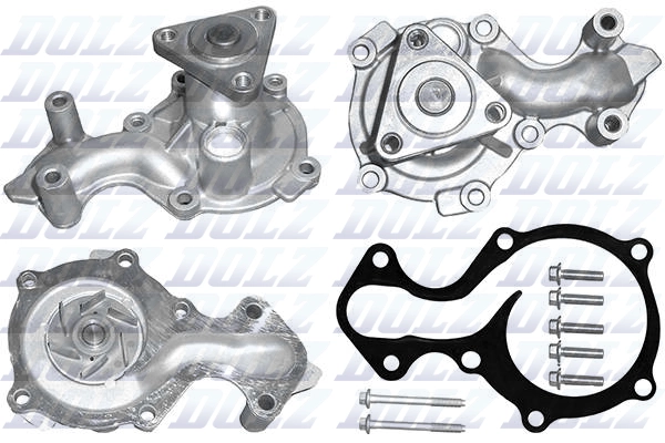 Devirdaim Su Pompasi Komple Cmax 2 10> Focus 3 CB8 11>14 Focus Iiii Cew 14> B-Max 12> 1.0 Ecoboost Transit Courier C4A 14> 1.0 Ecoboost | DOLZ F207 | OEM CM5G 8591 AA 1766164