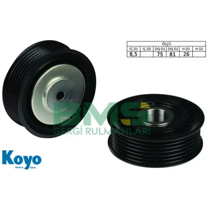 Alternator Gergi Rulmani Transporter T4 2.4 / 2.5TDI | BMS 249 | OEM F-231228 531073310 55435 0441452