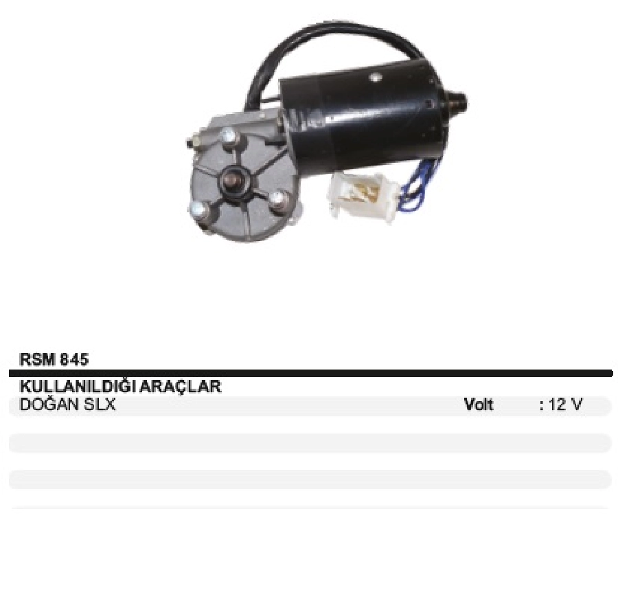 Silgi Motoru 12V Dogan SLX | OEM RSM845