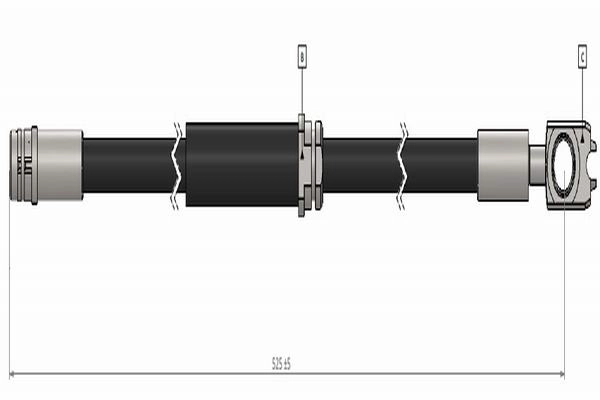 On Fren Hortumu A2 00>05 | CAVO C900 660A | OEM 8Z0611707 8Z0611707 8Z0611707C 8Z0611707C