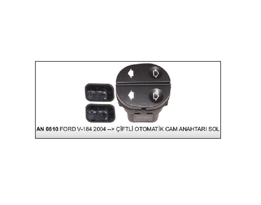 Cam Anahtarı Connect - Fiesta Sol AN308 | OEM AN0810