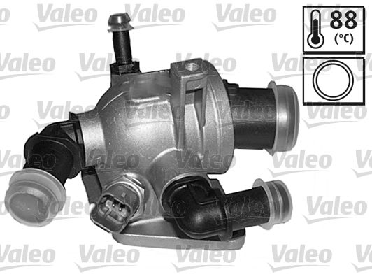 Termostat (88°) Corsa D Astra H Z13DTH Z13DTJ Doblo Fiorino Idea Linea Grande Punto Strada 1,3JTD Multijet (Musurlu) | VALEO 820934 | OEM 55194271